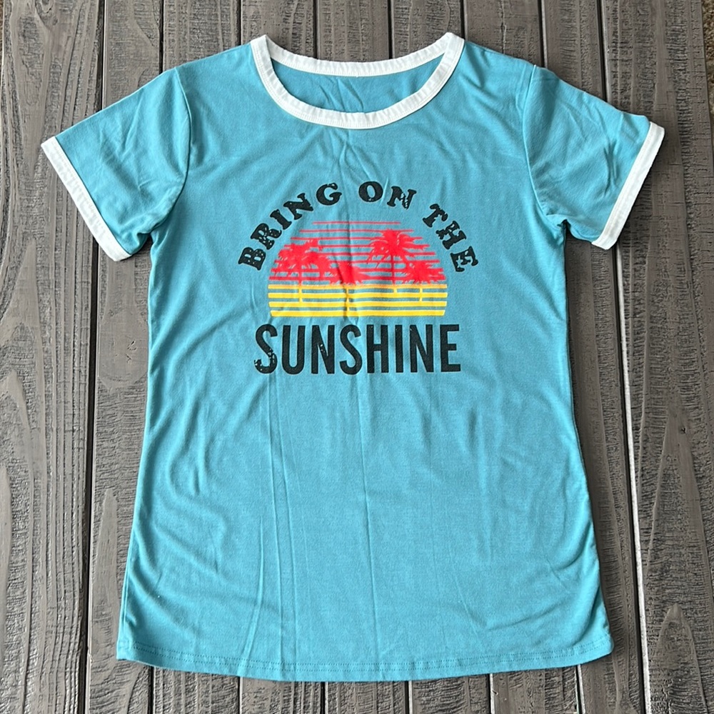 Bring on the sunshine ☀️ oversized t shirt